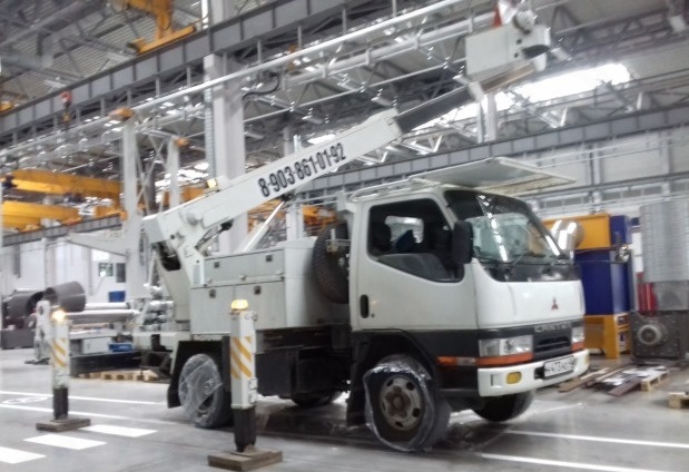 Аренда автовышек(японских, малогабаритных)