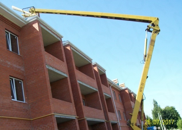 Аренда автовышки локтевая 22 метра