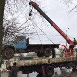 Аренда автовышки. Подъёмные работы.