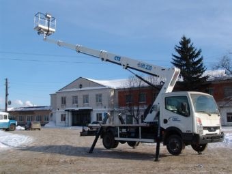 Аренда автовышки г/п 300кг