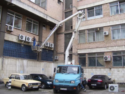 Аренда автовышек по Твери и области. Работа почасовая, от дв