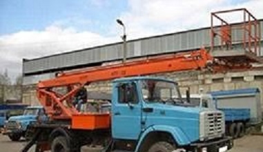 Услуги автовышки 18 метров телескоп