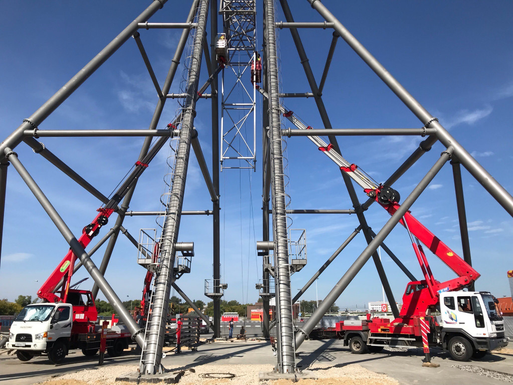 Сдам в аренду                            автогидроподъемник                             Автовышки от 18 до 45 метров - ТулаСпецТехника