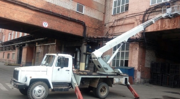 Аренда автовышки 18м телескоп