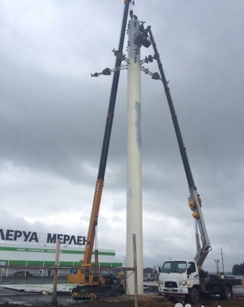 Аренда(услуги) Японской автовышки 28м. телескоп