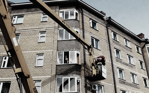 Аренда автовышки с длинной стрелы 22 метра