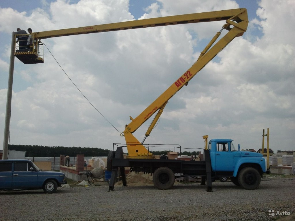 Аренда автовышки 22м