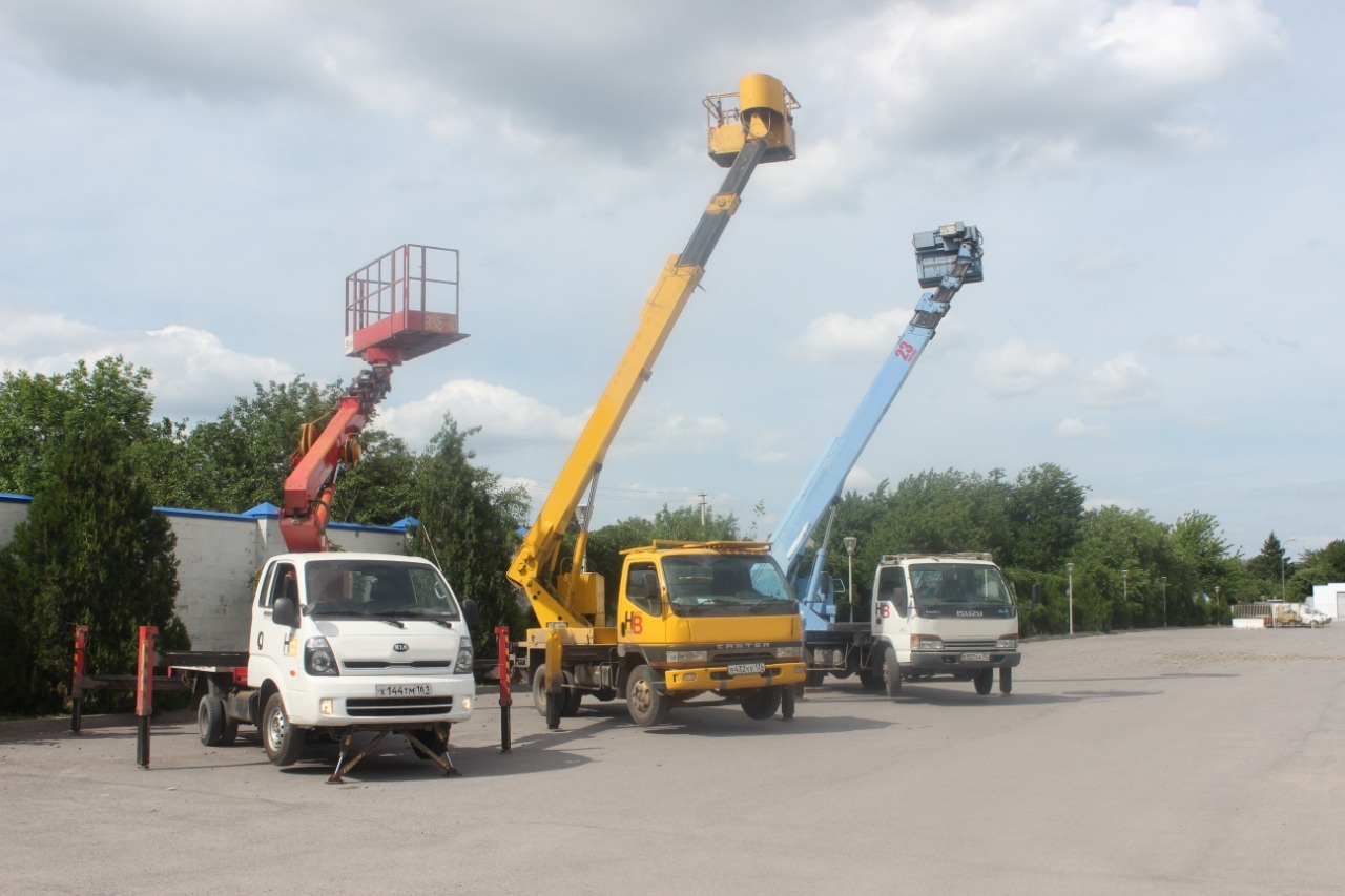 Аренда японских автовышек от 14 до 30 м