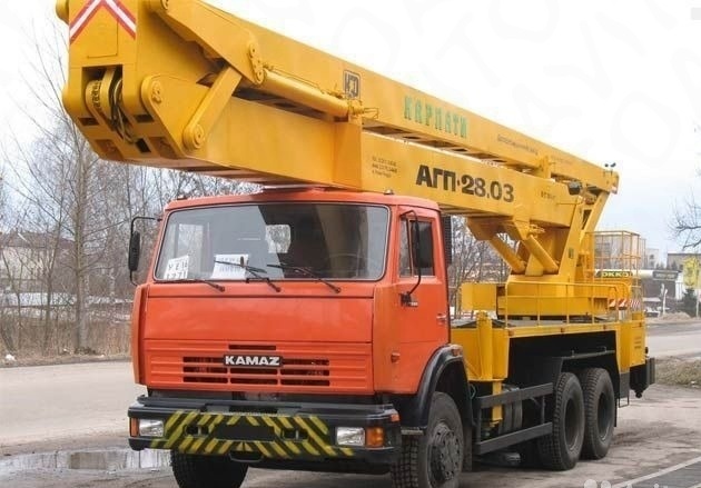 Аренда автовышки 18, 20, 22, 28, 45м.