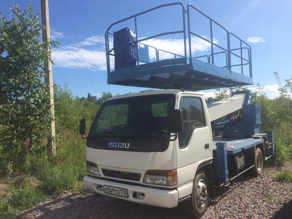 Аренда Автовышки с люлькой 4х2м услуги заказ