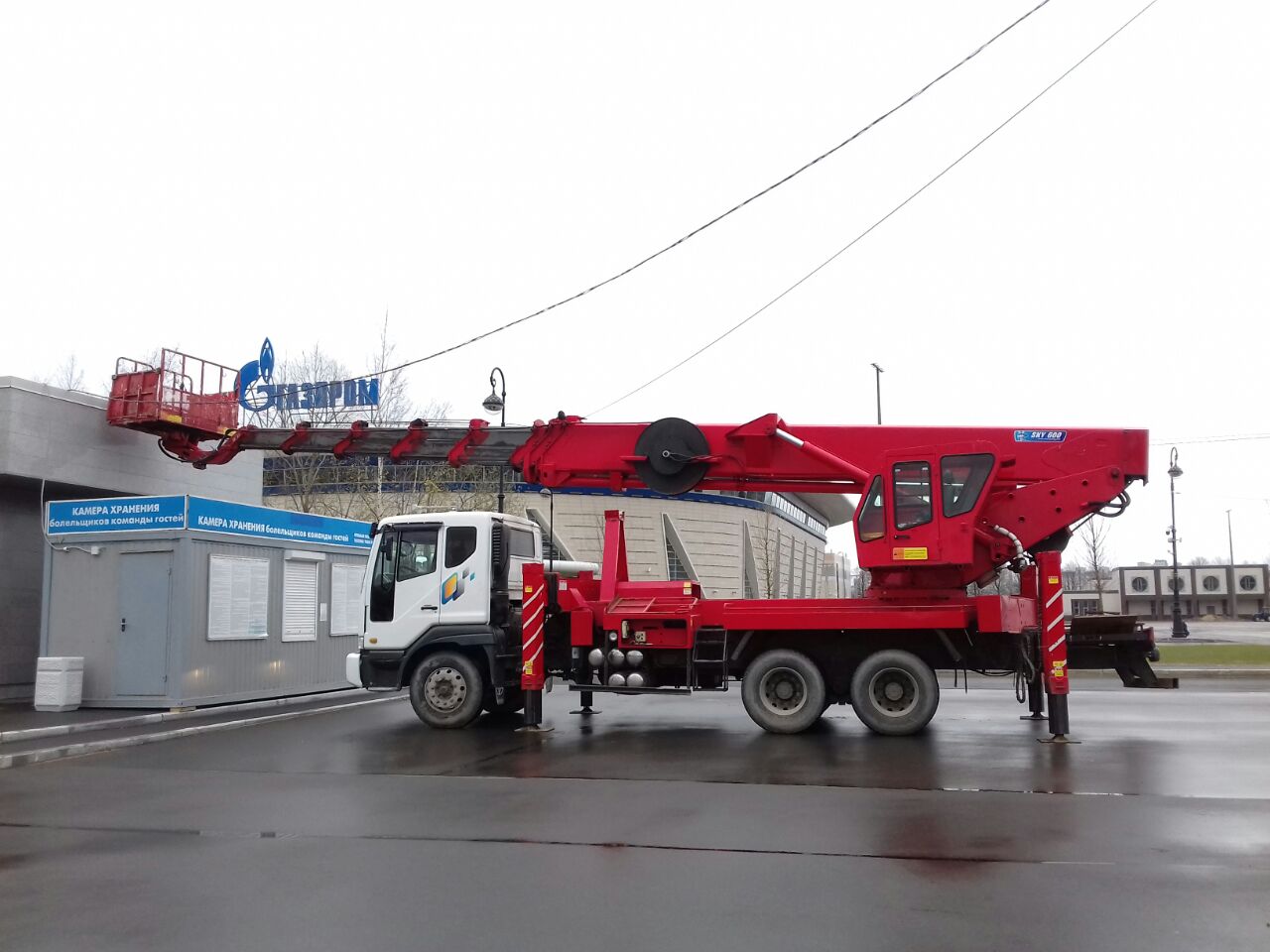 Аренда автовышки 50м