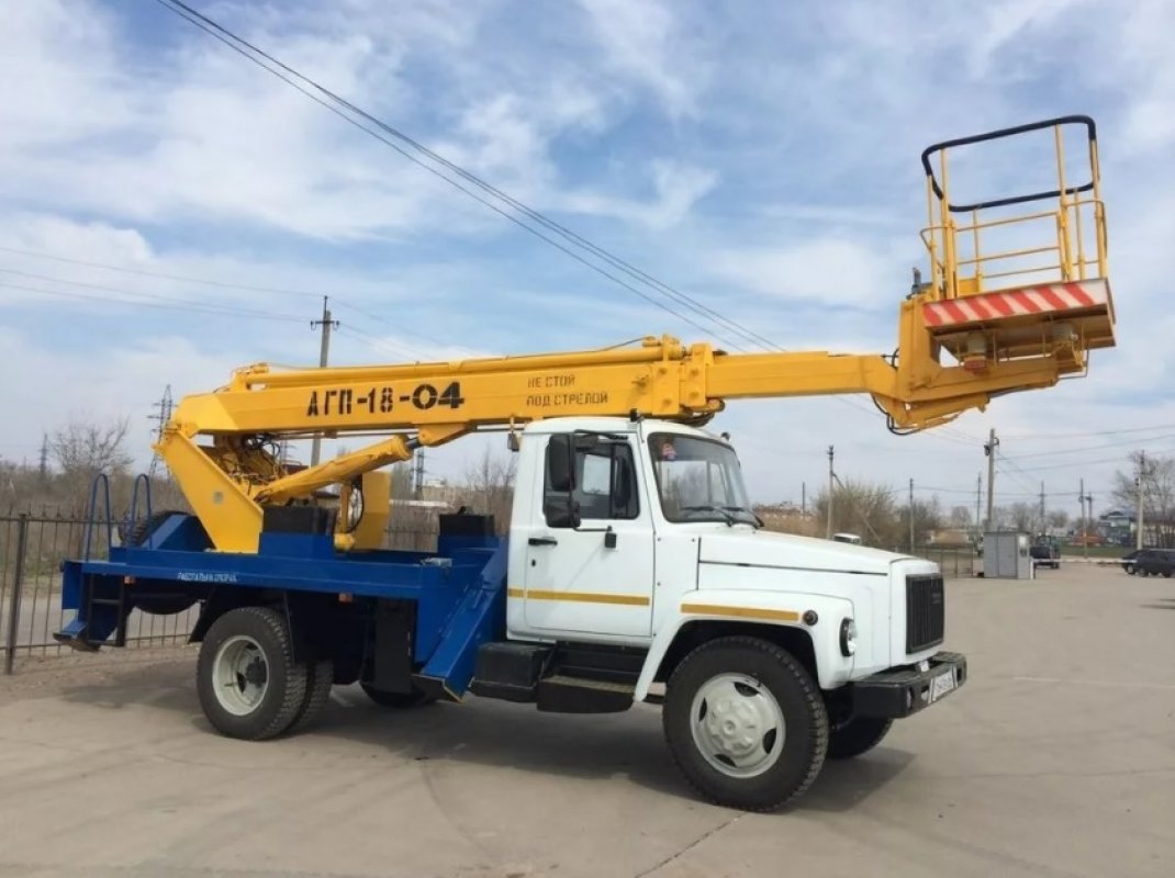 Аренда автовышки 18м/22м услуги, заказ спецтехники