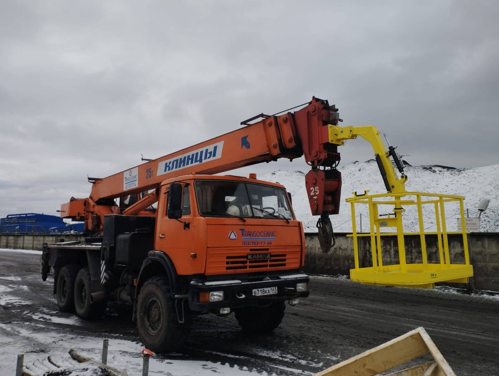 Аренда автовышки полноприводной 6х6