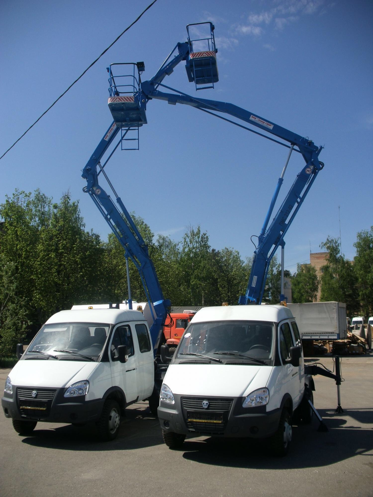 Автовышка на базе Газель 12 м.