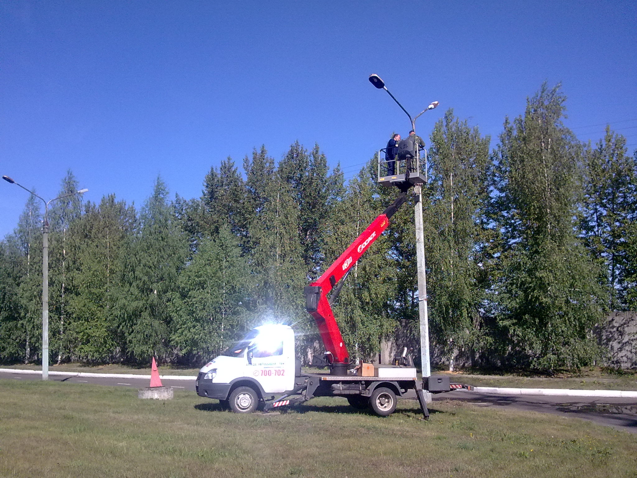Аренда  автовышки город, область.