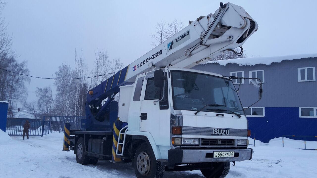 Аренда автовышки с гуськом заказ