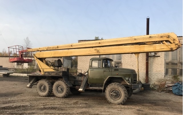 Услуги автовышки ЗИЛ-133(вездеход) 22 метра