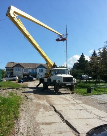 Услуги автовышки 22 метра