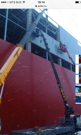 Автовышка телескопическая высота до 24м