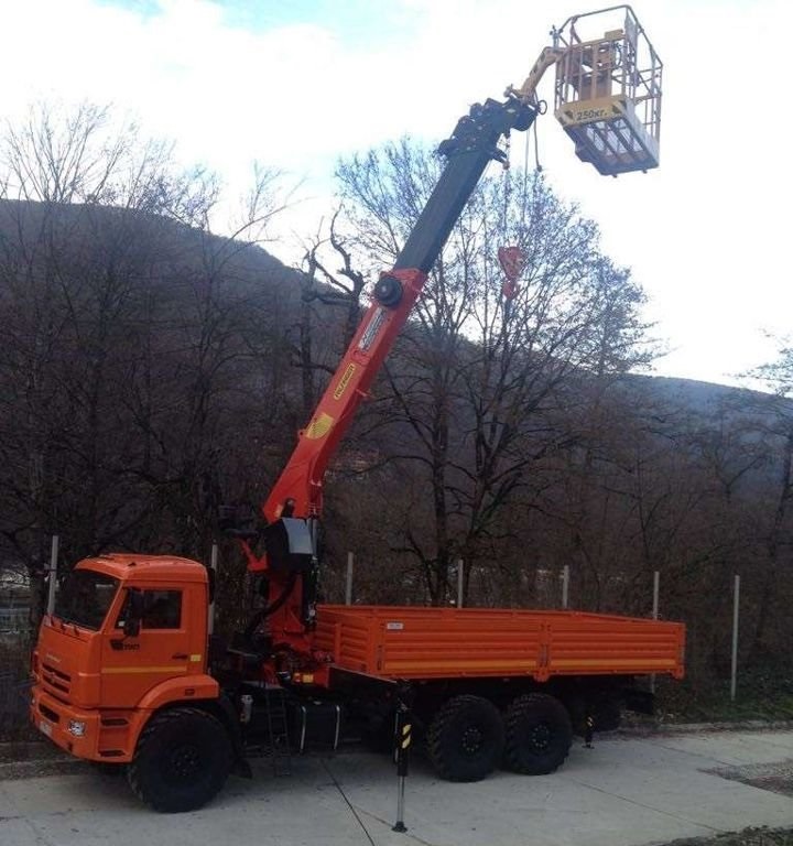 Кран манипулятор автовышка