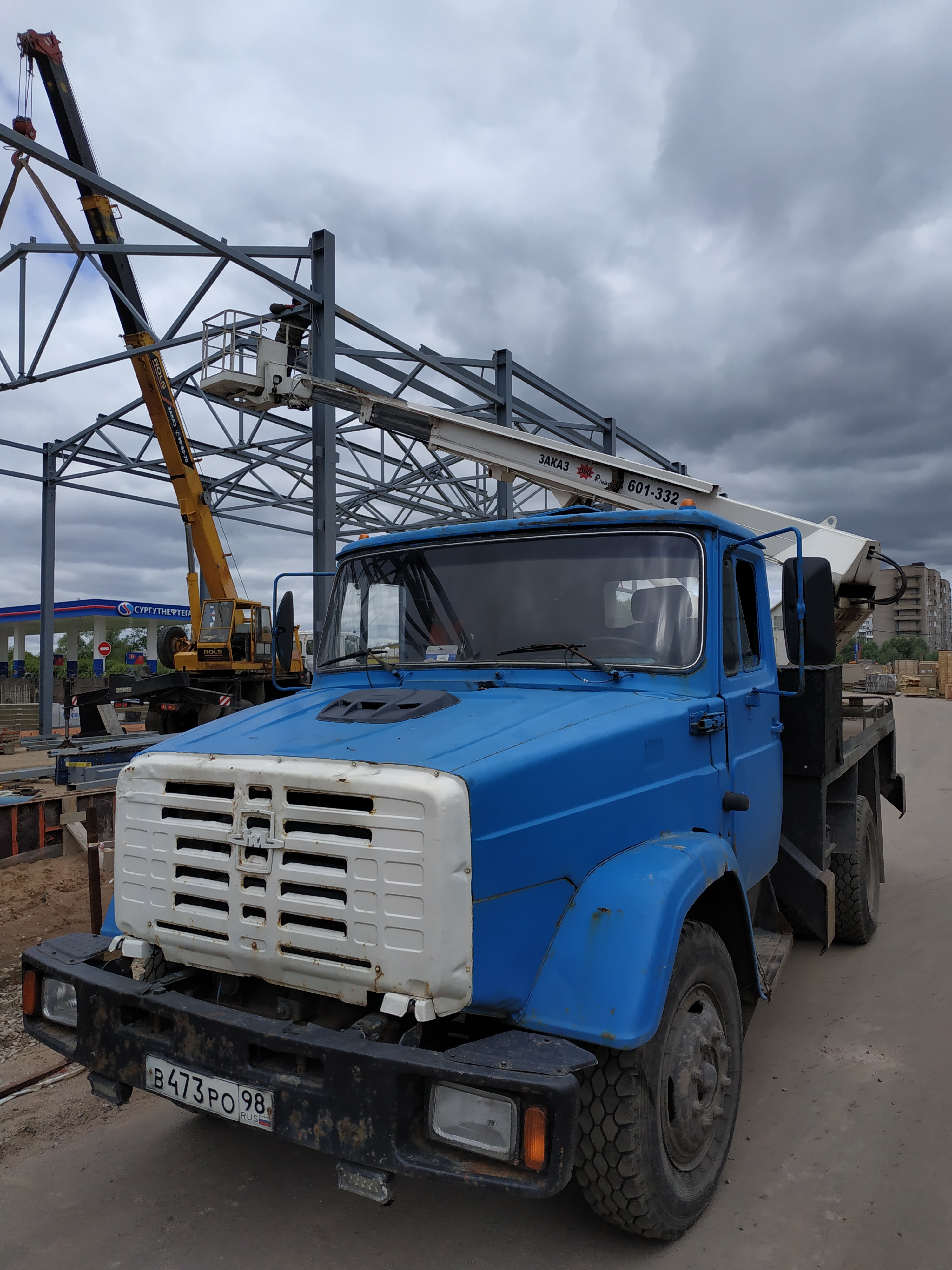 Услуги автовышек телескоп аренда, заказ