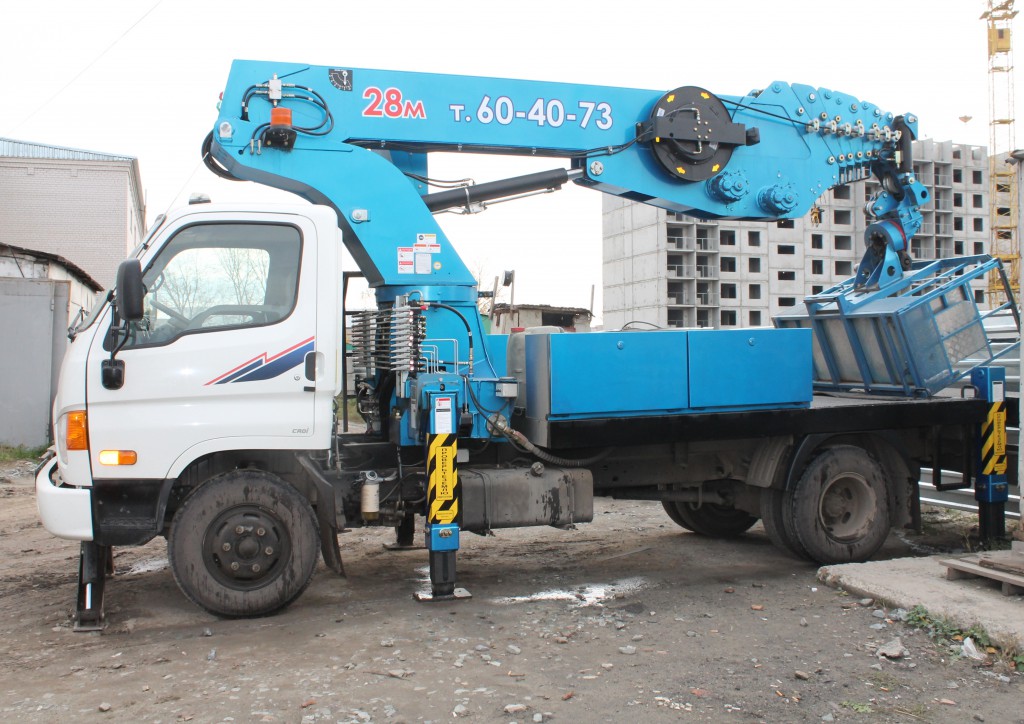 Аренда автовышки 28 метров