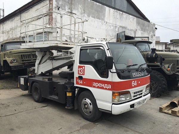 Услуги автовышки Isuzu Forward с "Люлькой"