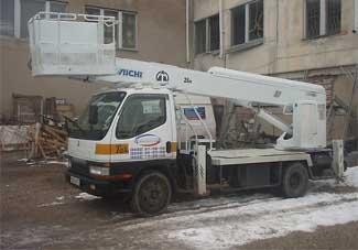 Аренда автовышки на базе шасси Mitsubishi Canter