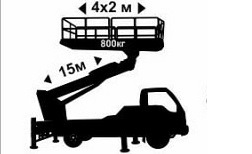 Автовышка вышка-балкон-платформа услуги аренда