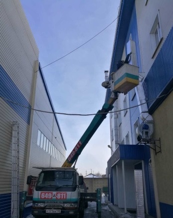 Аренда (услуги) автовышки. Автовышка с лебедкой