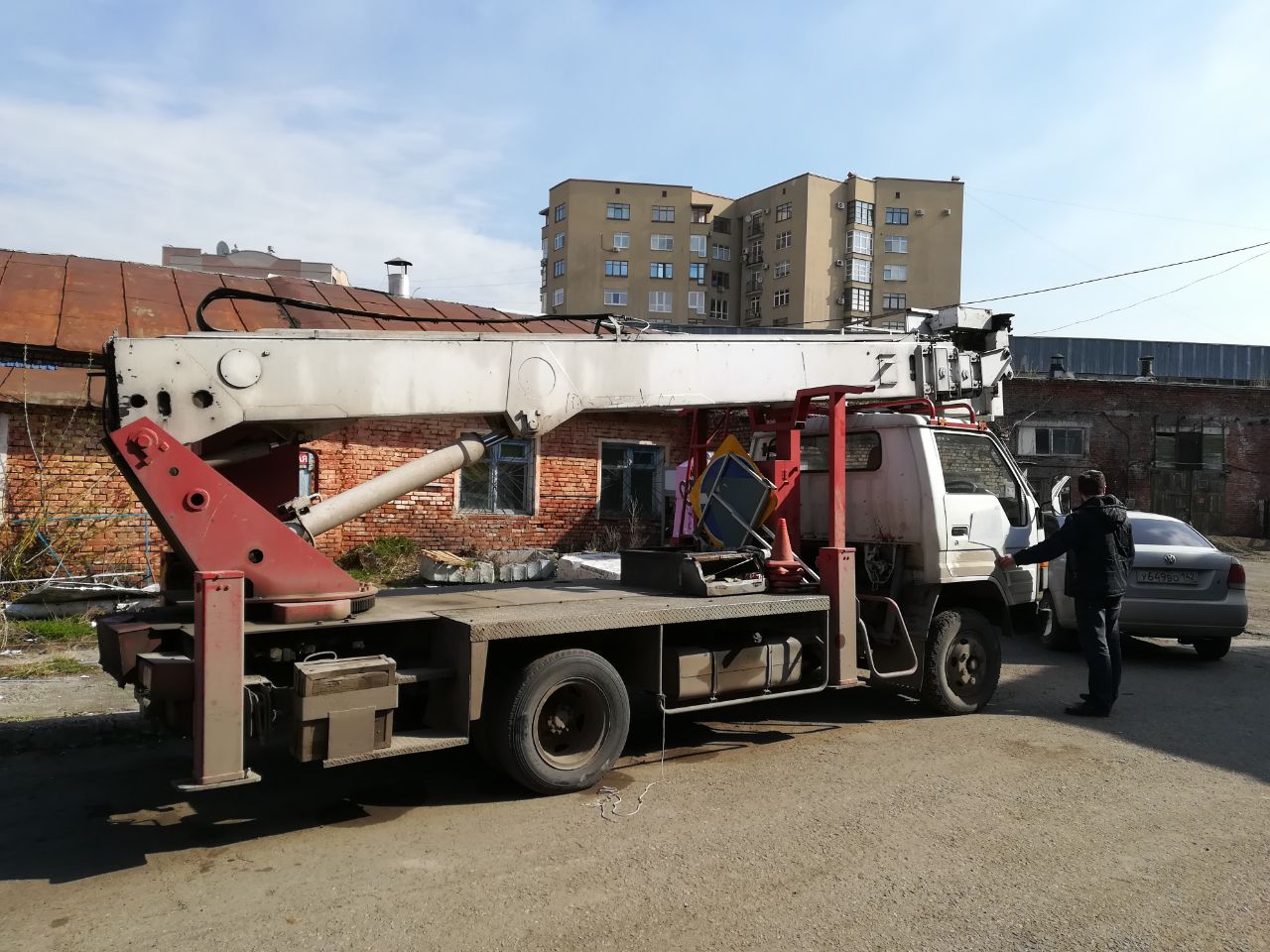 Услуги, аренда автовышки