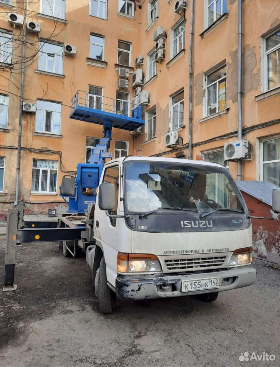 Аренда Автовышка платформа 22 метра. 1000 кг