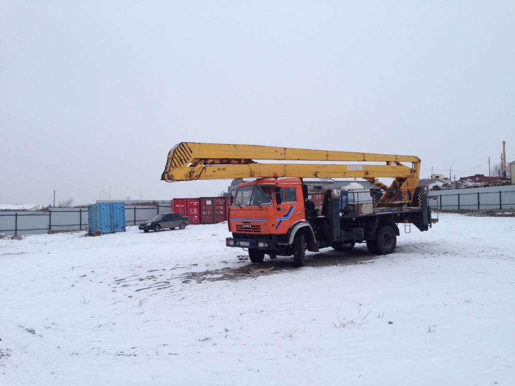 Услуги автовышки 28м,