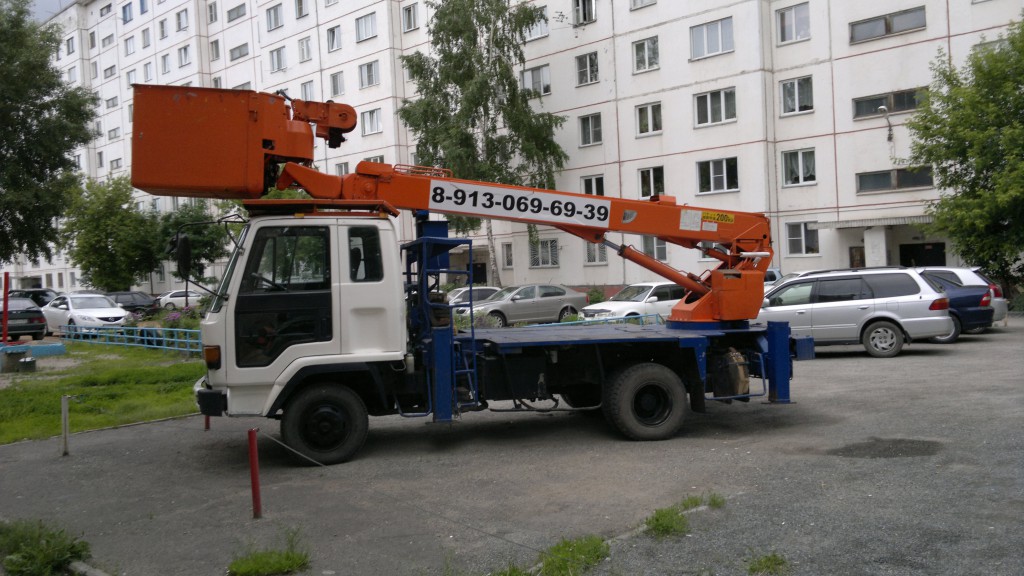 Аренда автовышки Isuzu Forward 16 м