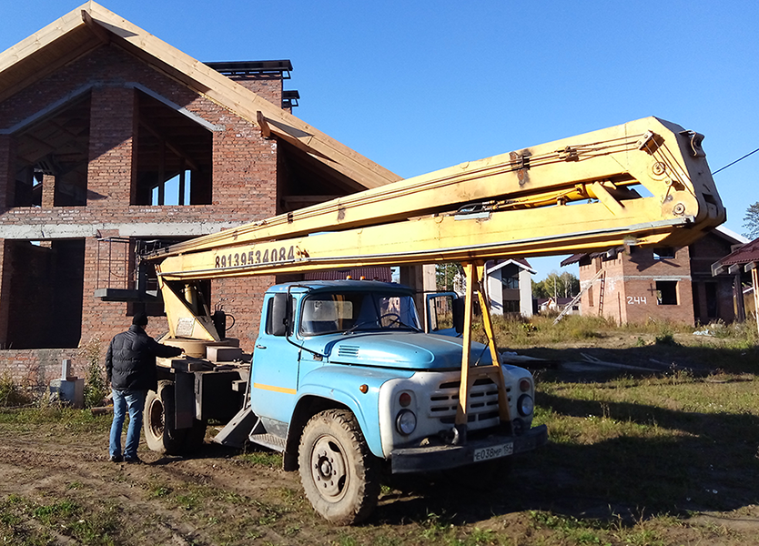 Заказ автовышки 22м в Нск. Услуга автоподъемника