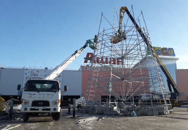 Японская автовышка мехрука высота до 22,5 метров