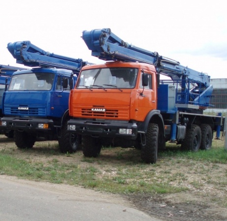 Автовышка АГП аренда Камаз