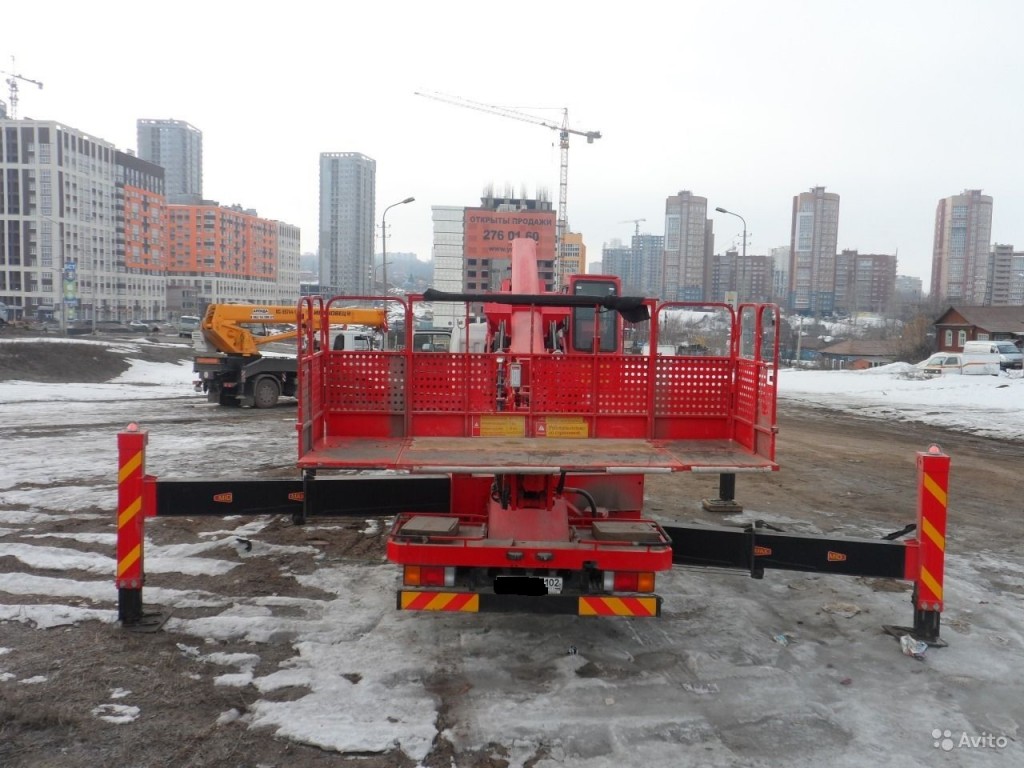 Аренда автовышки 15, 18, 22, 28, 40 метров