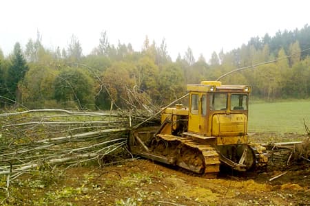 Аренда (услуги) бульдозера Т-130