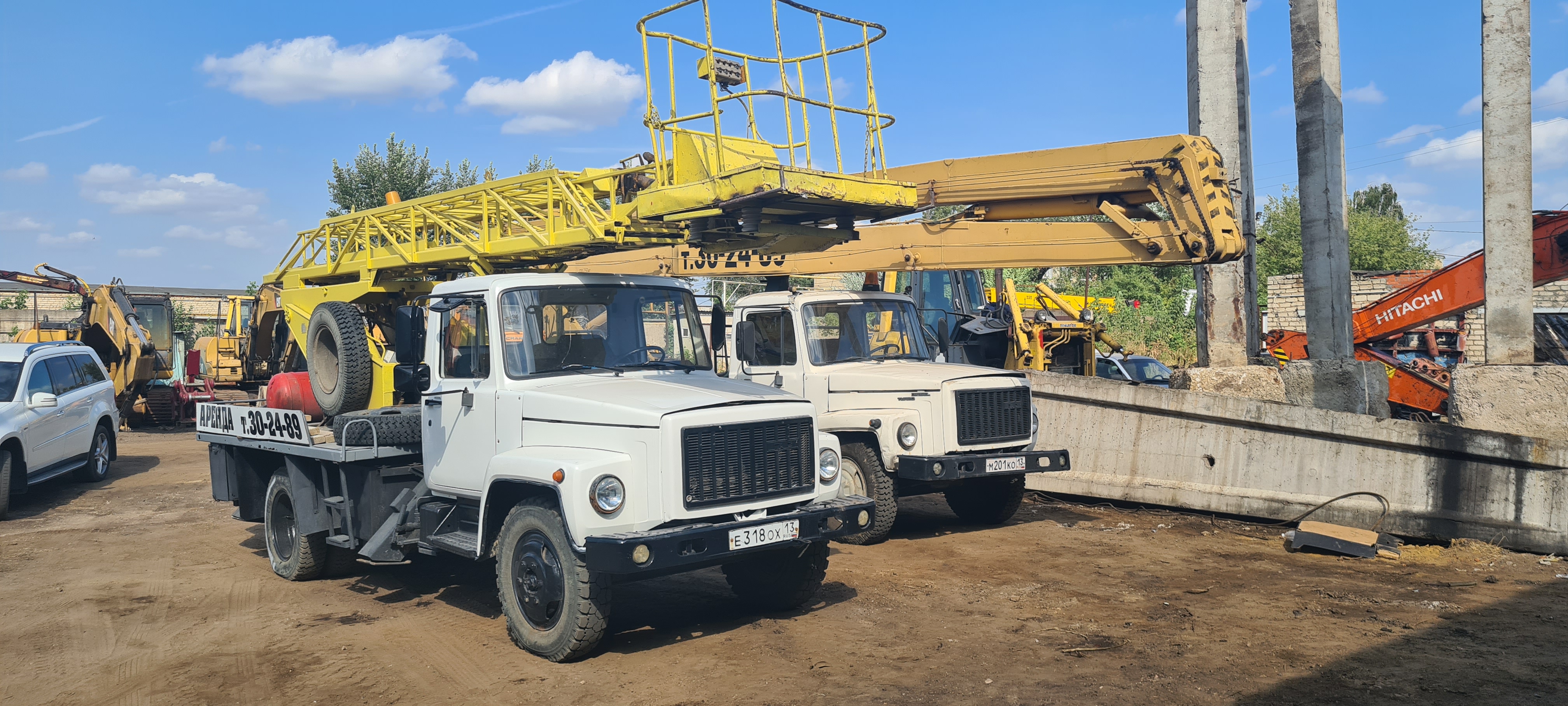 Автовышка. Подъем на 22 метра.