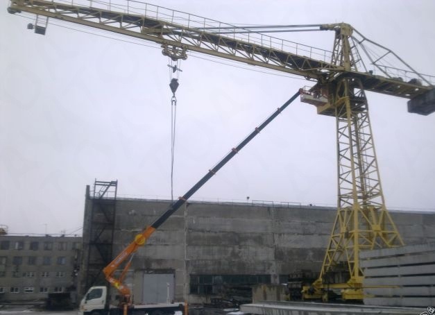 Аренда автовышки 28 м телеск c поворотн люлькой