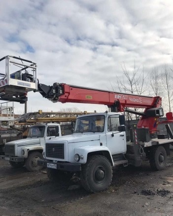 Автовышка 28м вездеход