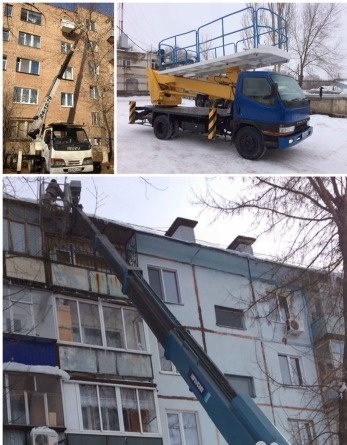 Японская автовышка от 12 - 27 метров, платформа 16