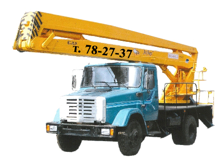 Услуги (аренда) автовышек, автовышки (1-25 метров)