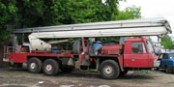 Аренда автовышки 28, 35 м. Высотные работы