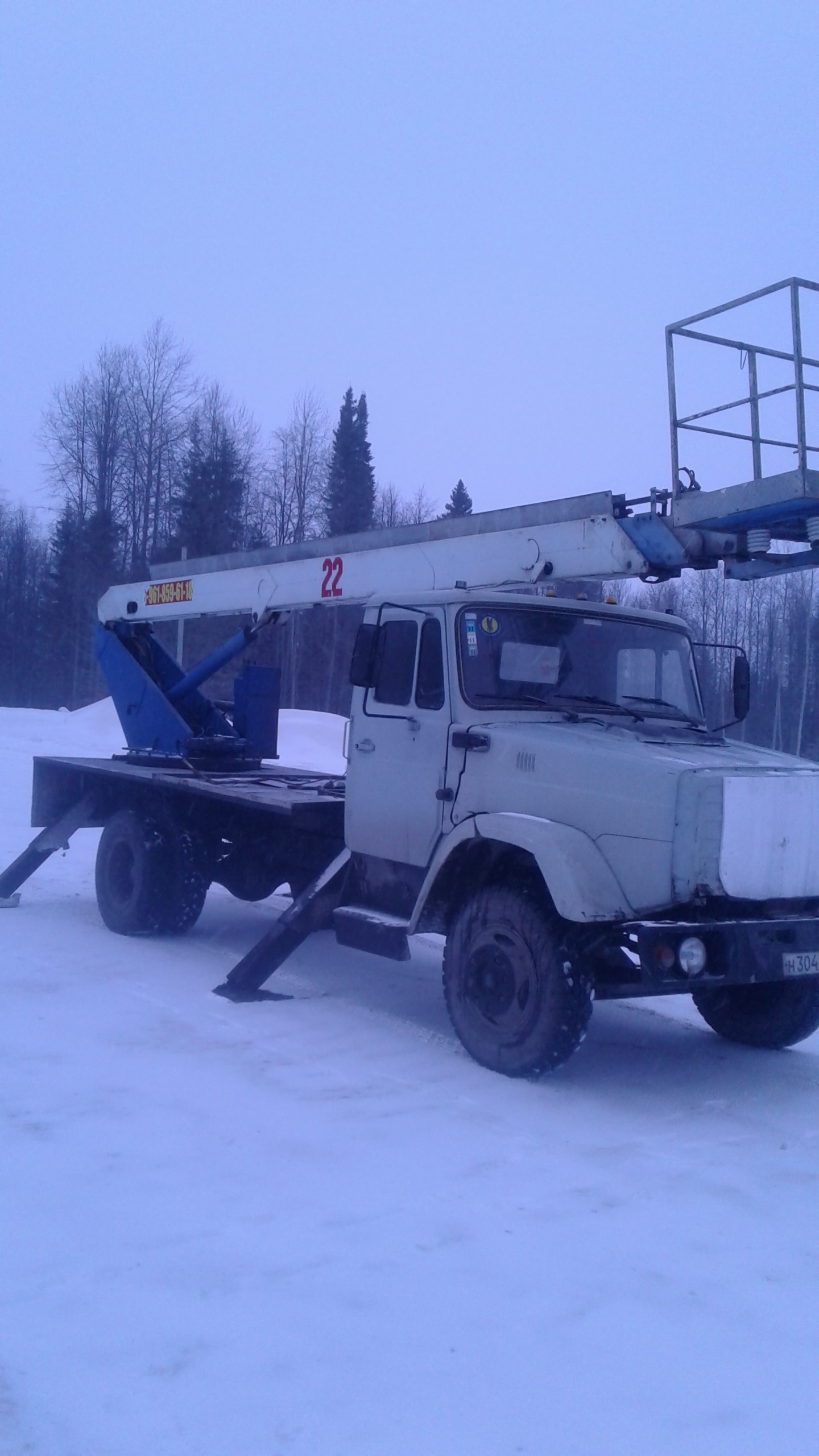 Автовышка телескоп 22метра