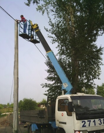 АВТОВЫШКА 13 метров, телескоп