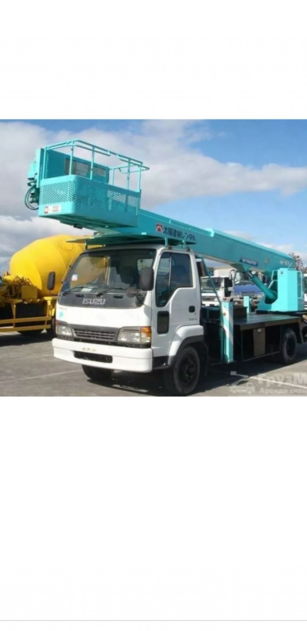 Аренда автовышки от 14 до 45 метров