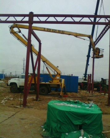 Автовышка 22 метра 3х коленка