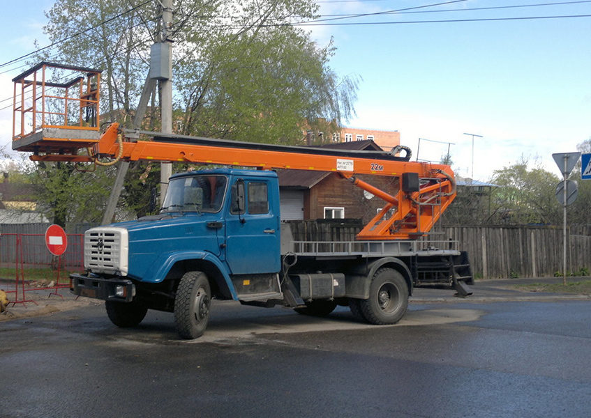 Аренда автовышки от 18 до 28 метров